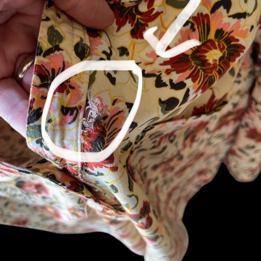 Torrid PreLoved 3/4 Sleeve Floral Print Women's Plus Top - Picture 7 of 8